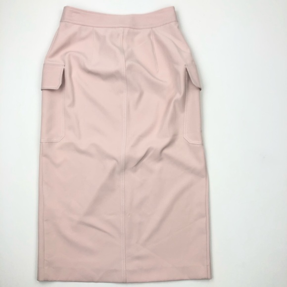 TOPSHOP Utility Midi Skirt with pockets & Sz 6 - Picture 7 of 9